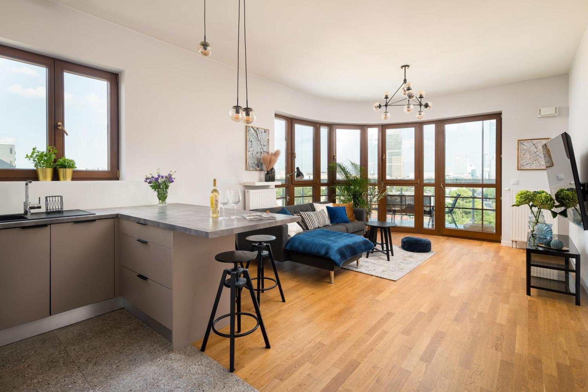 Luxury 2-Bedroom Penthouse Warsaw Skyline 15M Terrace, Garage, Gym, Rooftop & Only 500 M To Metro Buitenkant foto